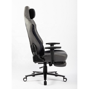 Metal <strong>Wheels</strong> with Aluminum Alloy Feet Big Size Widen Cushion Size XL Magnetic Headrest Office <strong>Gamer</strong> Gaming <strong>Chair</strong> with Footrest - Product Image 3