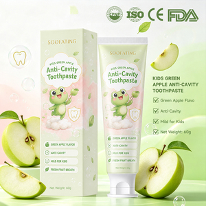 Dentifrice en gros pour enfants, format standard, naturel, biologique, sans <span class=keywords><strong>xylitol</strong></span> ni fluorure, pour usage domestique - Product Image 1