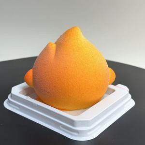 เค้กมูสแช่แข็งรูปทรงเปลวไฟ ขนมหวานสำหรับเพื่อน ผู้ผลิตเค้กมูสแท้ - Product Image 3