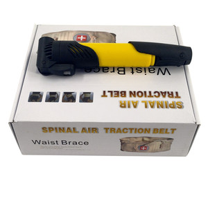 Ceinture de soutien lombaire gonflable pour le soin du dos et la correction de la colonne vertébrale, mise en forme du corps, bleu kaki - Product Image 5