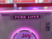 Machine d'arcade à griffes à monnayeur, modèle Pure Love, pour peluches, en promotion