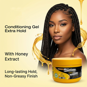 Cire coiffante personnalisée en gros sous marque privée pour tresses, brillance et tenue forte, hypoallergénique, anti-frisottis - Product Image 4
