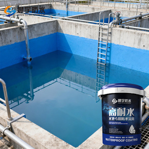 Pintura de Revestimiento Impermeable Azul para Piscinas y Estanques, Resistente al Agua, a Base de <span class=keywords><strong>Cemento</strong></span> Modificado con Polímeros, en Rollo - Product Image 5