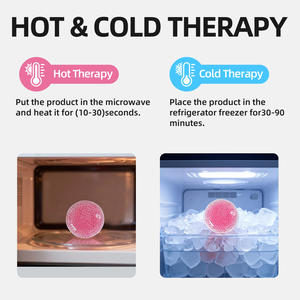 Compresa de Gel Frío/Calor Reutilizable con Forma Personalizada, Almohadilla de Hielo Redonda para Alivio del Dolor, Terapia Portátil para la Piel, Calentador de Manos con Perlas de Gel - Product Image 6