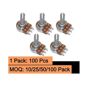 Potentiomètre réglable 10K, résistance variable simple pour modules audio, panneaux de commande, cartes de circuits et matériel électronique - Product Image 2