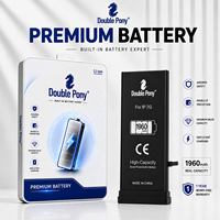 Baterai Lithium Isi Ulang DOUBLE PONY PREMIUM Berkualitas Tinggi 3.83V Cocok untuk Model iPhone 7G 1960mAh Tersedia