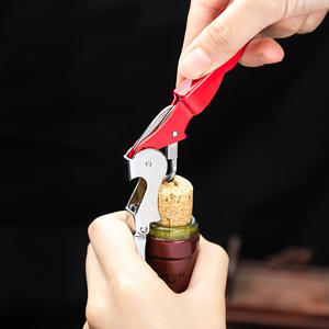Ouvre-bouteille de serveur de couleur noire haute qualité <span class=keywords><strong>meilleur</strong></span> <span class=keywords><strong>levier</strong></span> en acier inoxydable <span class=keywords><strong>tire</strong></span>-<span class=keywords><strong>bouchon</strong></span> <span class=keywords><strong>à</strong></span> vin rouge pour outils de bar - Product Image 2