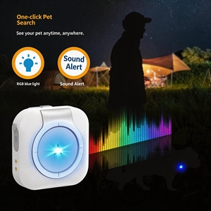 Collier intelligent <span class=keywords><strong>GPS</strong></span> rechargeable et étanche pour animaux de compagnie avec suivi en temps réel et comptage des pas, compatible Android pour la garderie animale - Product Image 4