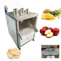 Automatische Commerciële Ananasschaaf Citroen Sinaasappel Snijden Apple Tomaat Snijmachine Apparatuur Bananenchips Snijmachine
