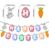 Ballon en aluminium BLN 4D sur pied, en forme de lapin, œuf doré et carotte, pour fête d'anniversaire, à l'hélium