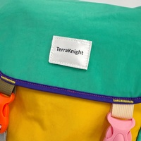 Sac à dos TerraKnight personnalisé vintage léger pour voyage, décontracté, pour étudiants, en nylon avec fermeture éclair, doublure en polyester, 25L