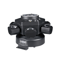 Nouveau Laser à 6 bras + faisceau + lumière stroboscopique à effet de rotation de couleur magique pour la discothèque de fête à la maison