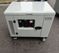 Générateur diesel monophasé 15 kW V-Twin refroidi par air, démarrage électrique, AVR, alimentation de secours pour maison, ferme, atelier