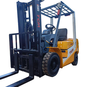 Used 3 Ton Diesel Forklift FD30 <b>Second</b> <b>Hand</b> Original TCM 3ton Forklift 2stages 3t TCM Forklifts In Stock - Product Image 1