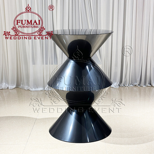 Wedding Club Furniture Iron Metal Black Event <b>Cocktail</b> <b>Table</b> - Product Image 2