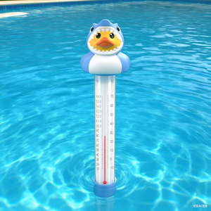 Thermomètre flottant étanche en forme de canard en plastique mignon pour piscine, <span class=keywords><strong>spa</strong></span> et salle de bain - Product Image 5
