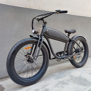 Vélo électrique vintage à pneus larges de 26 pouces avec dérailleur 7 vitesses, pneus Fat 26x4.0, style 750w Fat - Product Image 1