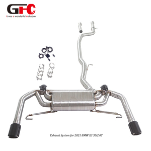 Sistema de Escape Catback GFC de Alto Rendimiento para <span class=keywords><strong>BMW</strong></span> X3 XDrive30i G01 2.0T B48, Silenciador Único con Válvulas Dobles y Diseño de Salida Dual - Product Image 2