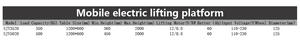 Jialite 2m מעלית שולחן שולחן עיצוב חדש נייד הרמת פלטפורמה ניידת מכונת הידראולי scissor נייד מערכת הידראולי מטען 500 ק "ג - Product Image 5