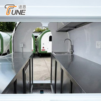 Remorque alimentaire à toit rond entièrement équipée, cuisine mobile, remorque de restauration, chariot alimentaire, couleur, taille et équipement personnalisables