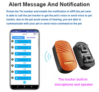 Traceur GPS 4G étanche pour chien et chat, localisateur de suivi en temps réel pour animaux de compagnie, compatible OEM fabricant