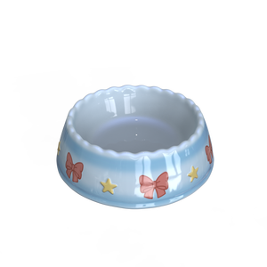 Tigela Personalizada para Animais de Estimação, Tigela de Cerâmica para Ração de Cachorro, Tigela de Água de Cerâmica para Cães de Médio Porte, Tigela de Cerâmica Rasa e Larga para Gatos de Interior - Product Image 3