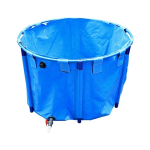 Vasca per Pesci Portatile Commerciale e Domestica, Pieghevole e Facile da Assemblare, per Allevamento di Pesci e Gamberetti, Piccola Vasca Artificiale in Plastica - Product Image 2
