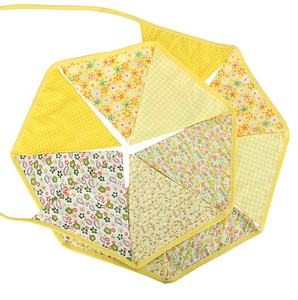 Banderines de tela de algodón de doble capa <span class=keywords><strong>Pastel</strong></span> multicolor, banderines, guirnaldas para boda, fiesta de cumpleaños, exterior y hogar - Product Image 4