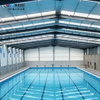 Estructura Metálica para Piscina de Gran Envergadura, Cubierta para Piscina, Estructura Metálica para Piscina Multideportiva, Edificio Metálico