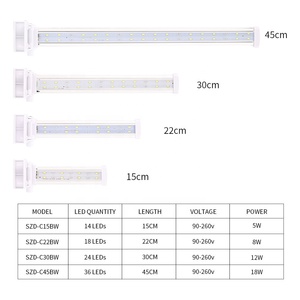 مصباح LED أزرق وأبيض من JSD للأحواض المائية، إضاءة عالية السطوع لنمو النباتات، مناسب لأحواض الأسماك الصغيرة والمياه العذبة وتزيين أحواض أسماك البيتا - Product Image 4