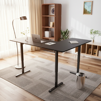 Bureau debout électrique ergonomique en forme de L avec extension à 90 degrés °   Bureau assis-debout réglable en hauteur pour la maison, le bureau ou la villa
