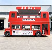 Nouveau bus à deux étages convertible homologué, caravane de restaurant américaine