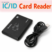 Lecteur-graveur de cartes RFID NFC sans pilote 13,56 MHz, dispositif de contrôle d'accès pour ascenseur, portée longue de 0 à 5 m, noir