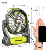 Ventilateur d'été compact et abordable, rechargeable par USB, pour extérieur, avec garantie de retour et de remplacement