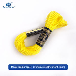 <span class=keywords><strong>8</strong></span> pièces bricolage haute couleur fixe point de croix Crochet motif broderie à la main couture câblage ensemble mercerisé coton tricot - Product Image 6