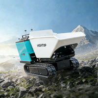 HIGHTOP Mini-tracteur benne automotrice 1200 kg sur chenilles en caoutchouc