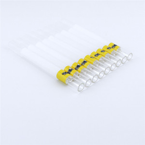 Tubos de Vidrio Grueso, Cilindros Transparentes, Pajitas de Vidrio con Adhesivo con Logotipo, Puntas de Filtro de Vidrio Ecológicas - Product Image 1