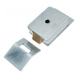 Serrure de porte électrique Faac 12V AC en acier inoxydable avec plaque de fixation au sol, modèle 712650 - Product Image 2