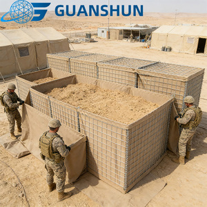Barrière de protection Hesko <span class=keywords><strong>Bastion</strong></span>, barrière défensive, barrière en gabions, mur de bunker pour la défense contre les tirs, haute qualité - Product Image 5