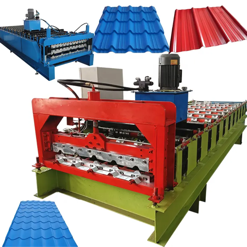 Automatic Single Layer Metal Roofing Roll Forming Machine South Africa Ibr Roll Forming Machine