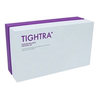 Grande boîte-cadeau carrée violette personnalisée pour l'emballage de costume de beauté Conception libre avec doublure d'éponge d'impression de gaufrage pour la crème d'oeil
