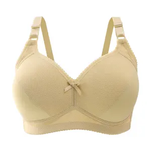 Hot Sale Comfort Women's Plus Size Full Coverage Underwire Lightly Lined Seamless Big Size Bra