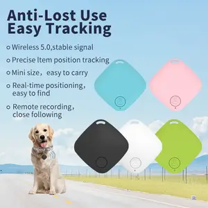 Dompet Anjing Kucing Anak GPS Locator Anti Hilang Keyfinder Keychain Pencarian Pintar Pelacak Tag Pencari Kunci untuk Iphone