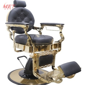 Chaise de barbier avec rotation à 360 degrés et repose-pieds réglable pour la coupe de cheveux, le rasage et le coiffage en salon - Product Image 4