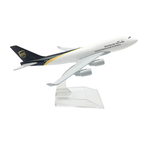 ของขวัญและงานฝีมือขนาด 1:<span class=keywords><strong>400</strong></span> 16 ซม.Boeing 747 UPS สายการบินเดสก์ท็อปD Iecastเครื่องบินเครื่องบิน - Product Image 1