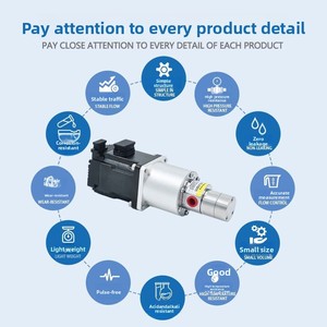 محرك سيرفو صغير MG218XP02BY36 للمضخات، مقاوم للحرارة العالية والأحماض والقلويات، بدون تسرب، منخفض اللزوجة، مناسب للأغذية - Product Image 4