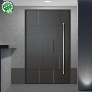 Portes d'entrée extérieures en métal sécurisées, étanches, en vente directe d'usine Foshan - Product Image 5