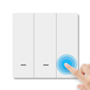 Usine Offres Spéciales interrupteur d'éclairage contrôlé par wifi pour téléphone 220V double interrupteur d'éclairage mural avec fonction de contrôle par application tuya - Product Image 6