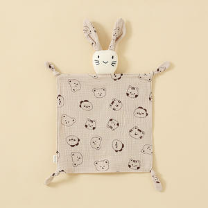 All'ingrosso asciugamani rilassanti in puro cotone che mordono il compagno di sonno per bambini regali di peluche - Product Image 6