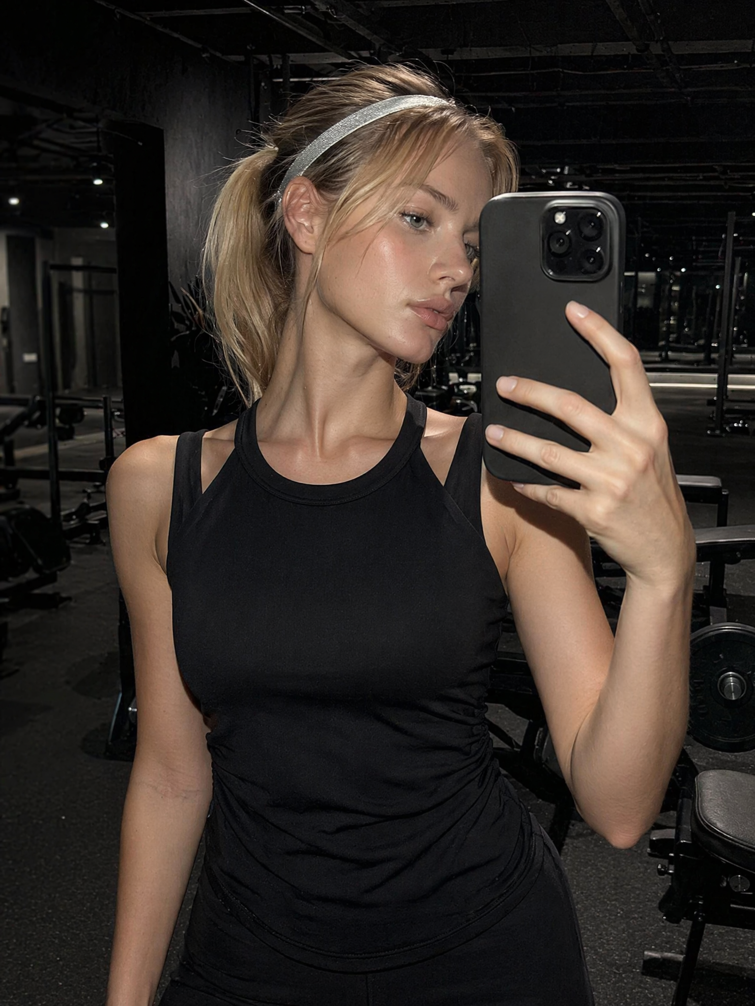 Women 2-in-1 Yoga Tank Top Double Strap Racerback Breathable Quick Dry Nylon Spandex Fitted Body Shaping Cami Fitness Workout